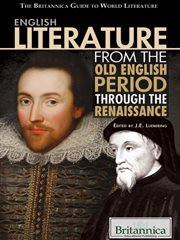 English literature from the Old English period through the Renaissance cover image