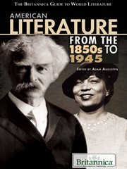 American literature from the 1850s to 1945 cover image