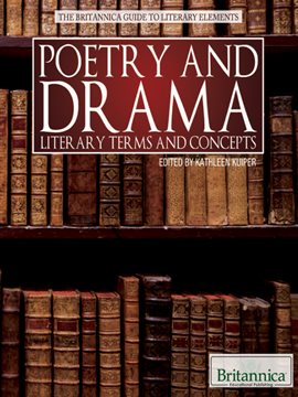 Cover image for Poetry and Drama Literary Terms and Concepts