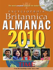Encyclopædia Britannica almanac 2010 cover image