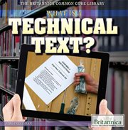 What is a technical text? cover image