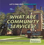 What are community services? cover image