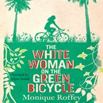 The white woman on the green bicycle cover image