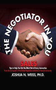 The negotiator in you. Sales cover image