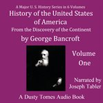 History of the united states of america, volume i cover image