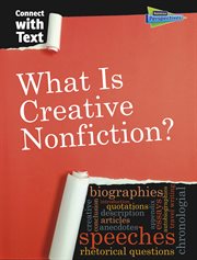 What is creative nonfiction? cover image
