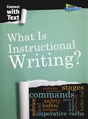 What is instructional writing? cover image