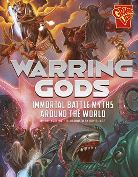 Cover image for Warring Gods: Immortal Battle Myths Around the World