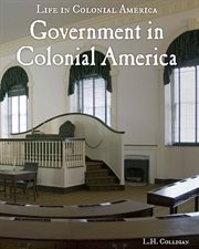 Government in colonial America cover image