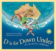 D is for down under an Australia alphabet cover image