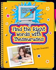 Find the right words with thesauruses cover image