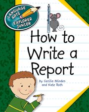 How to write a report cover image