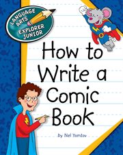 How to write a comic book cover image