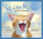 M is for meow a cat alphabet cover image