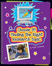 Choose it! finding the right research topic cover image