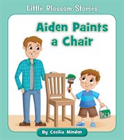 Aiden paints a chair cover image