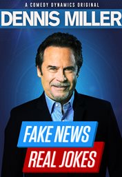 Dennis Miller. Fake news real jokes cover image