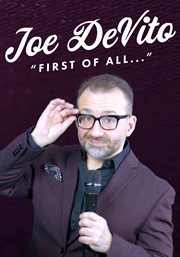 Joe devito: first of all cover image