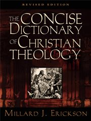 The Concise Dictionary of Christian Theology cover image