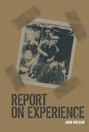 Report on experience. The Memoir of the Allies War cover image
