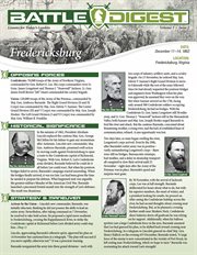 BATTLE DIGEST : early American war : Fredericksburg cover image