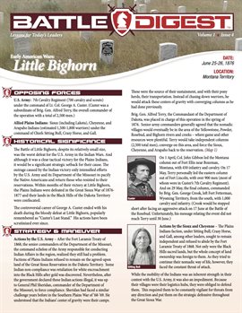 Cover image for Battle Digest: Little Bighorn