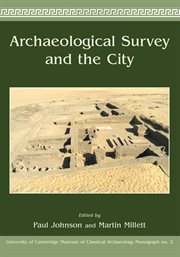 Archaeological survey and the city cover image