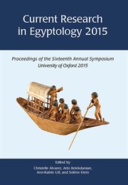Current research in egyptology cover image