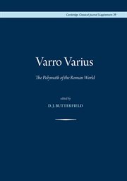 Varro Varius : the polymath of the Roman world cover image