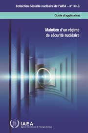 Maintien d'un régime de sécurité nucléaire. Guide d'application cover image