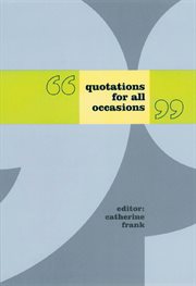 Quotations for all occasions cover image