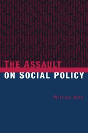The assault on social policy cover image