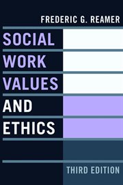 Social work values and ethics cover image