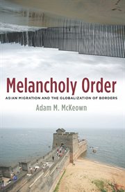 Melancholy order: Asian migration and the globalization of borders cover image