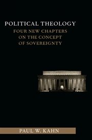 Political theology: four new chapters on the concept of sovereignty cover image