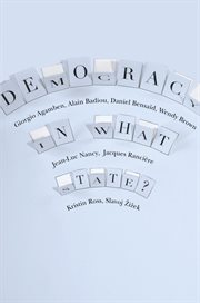 Democracy in What State? : New Directions in Critical Theory cover image