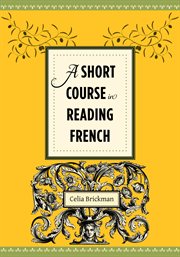 A short course in reading French cover image