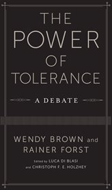 The power of tolerance: a debate cover image