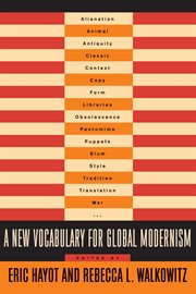A new vocabulary for global modernism cover image