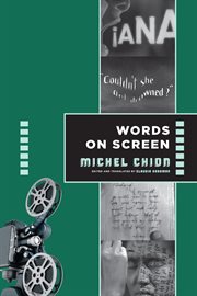 Words on screen cover image