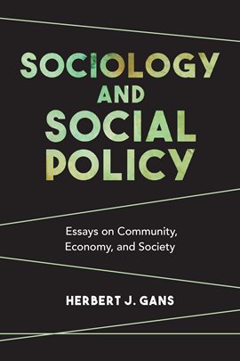 Cover image for Sociology and Social Policy