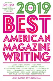 The Best American Magazine Writing 2019 cover image