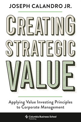 Cover image for Creating Strategic Value