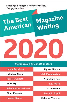 Cover image for The Best American Magazine Writing 2020