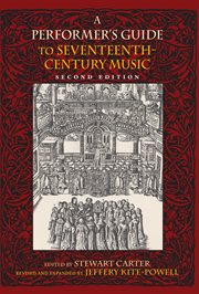 A performer's guide to seventeenth-century music cover image