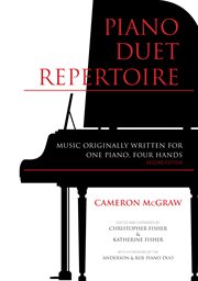 Piano duet repertoire : music originally written for one piano, four hands cover image