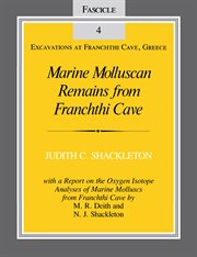 Marine Molluscan Remains from Franchthi Cave cover image