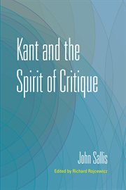 Kant and the spirit of critique cover image