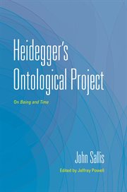 Heidegger's Ontological Project : On 'Being and Time' cover image