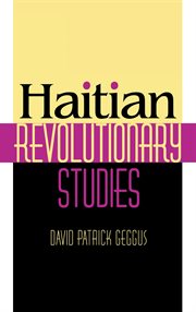 Haitian revolutionary studies cover image